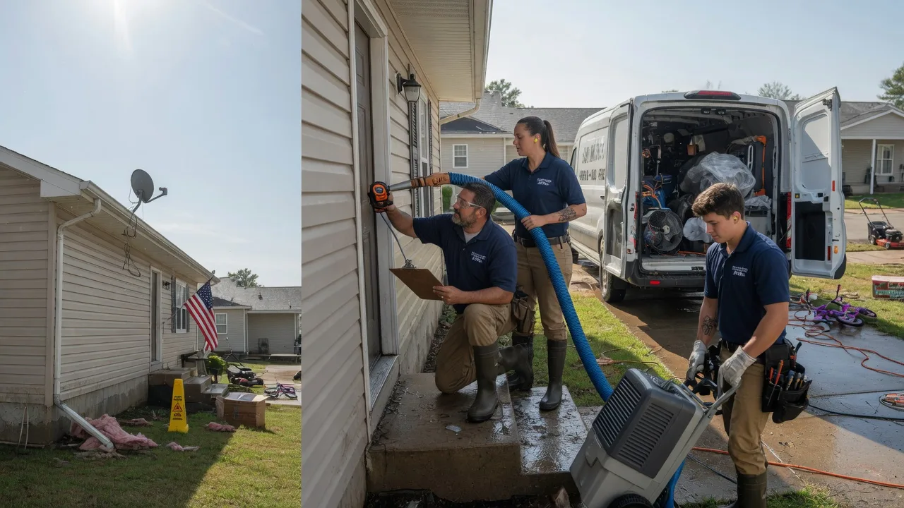 Ceiling Water Damage Restoration in Dix, IL near me
