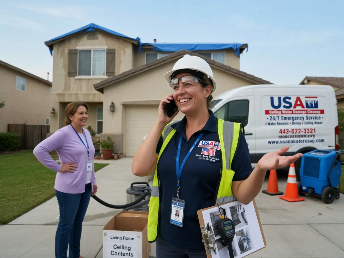 Ceiling Water Damage Restoration Dix, IL FAQs